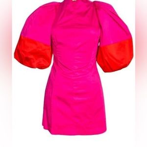 Banana Republic x Harrison balloon sleeved dress